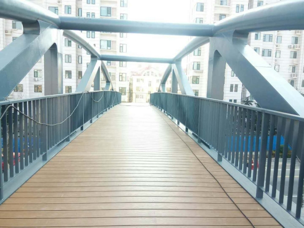 天橋通道木塑地板